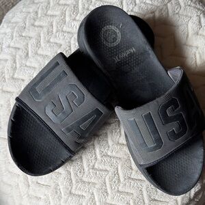 Hurley Black Slide Sandals